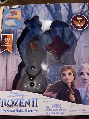 Disney Frozen ll Olaf's Snowflake Factory,New Unopened , create cool sculpture - Image 1