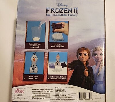 Disney Frozen ll Olaf's Snowflake Factory,New Unopened , create cool sculpture - Image 5