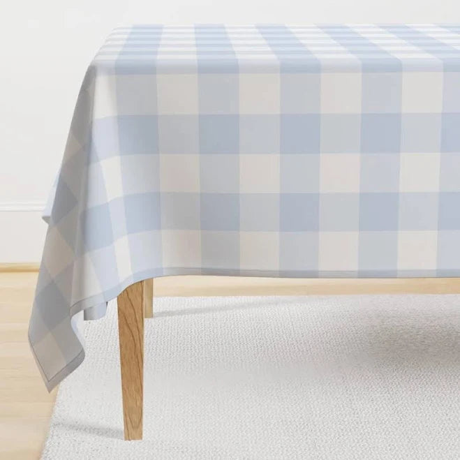 1ct Easter Pastel Gingham Plaid Table Cover - Spritz - Image 6