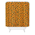 Funky Cheetah Animal Print Shower Curtain with Pretty Pop Design by Elisa - Society6 - Image 1