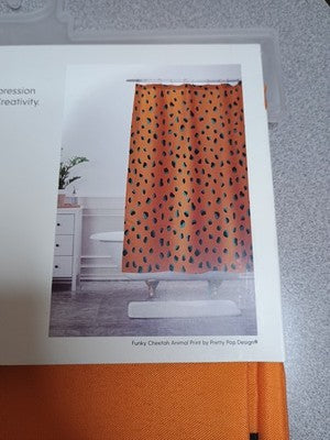Funky Cheetah Animal Print Shower Curtain with Pretty Pop Design by Elisa - Society6 - Image 8