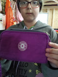 Meetsells Purple Wristlet Wallet with Zipper - Image 1