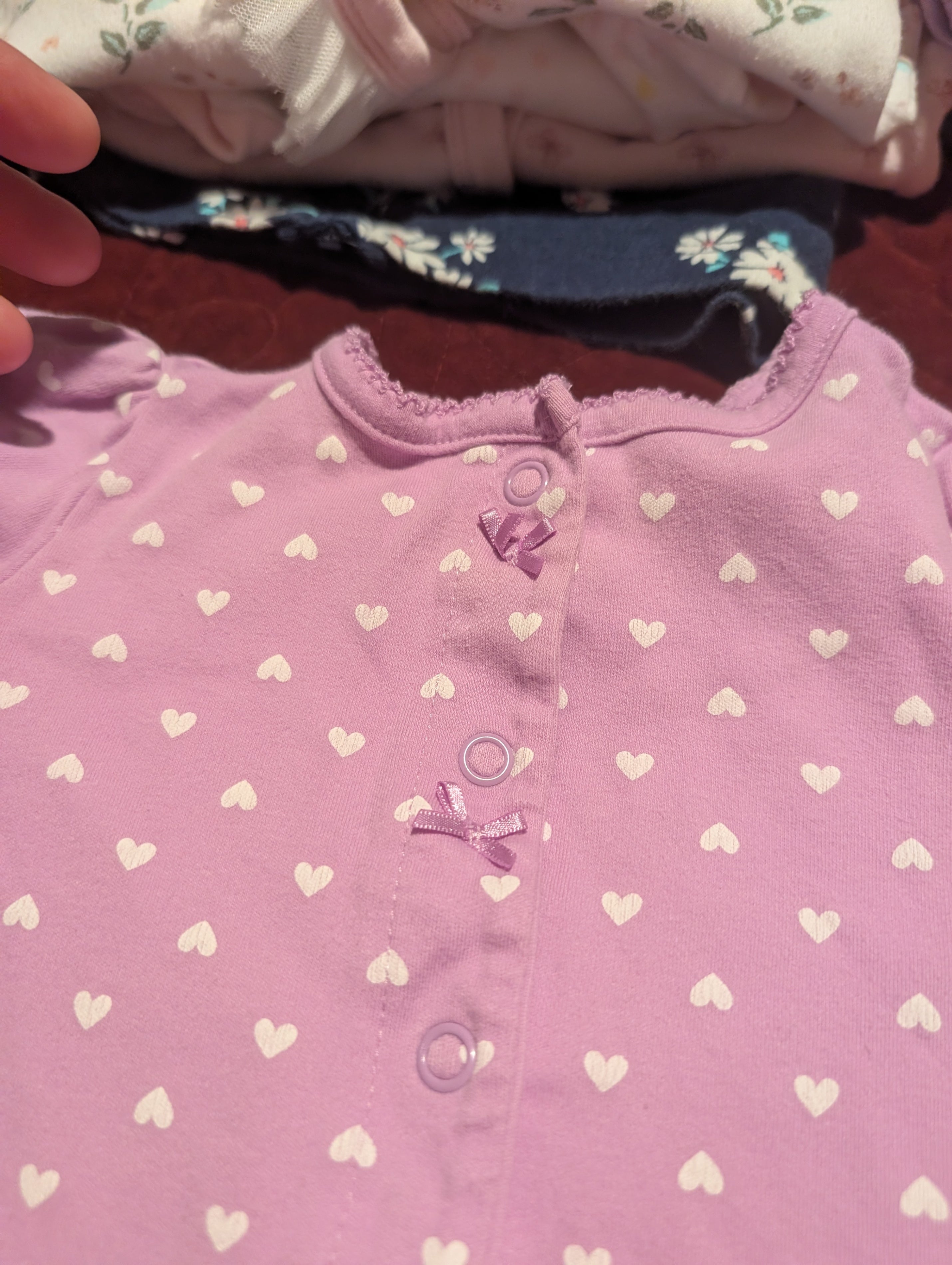 Child of Mine by Carter's Baby Girl Footed Pajamas 3-6M - Image 1