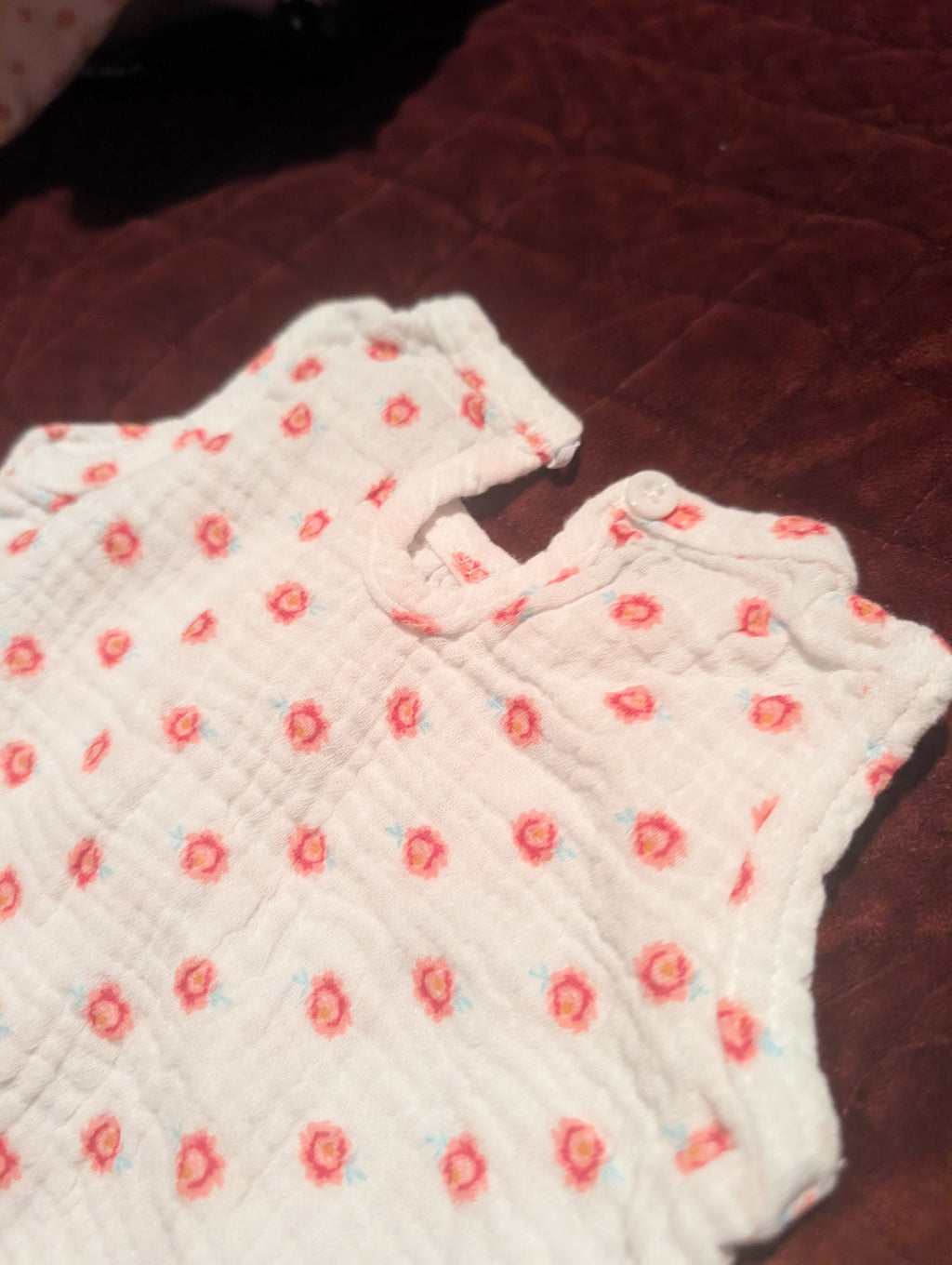 Chickpea Baby Romper 3-6M Floral Print Sleeveless - Image 1