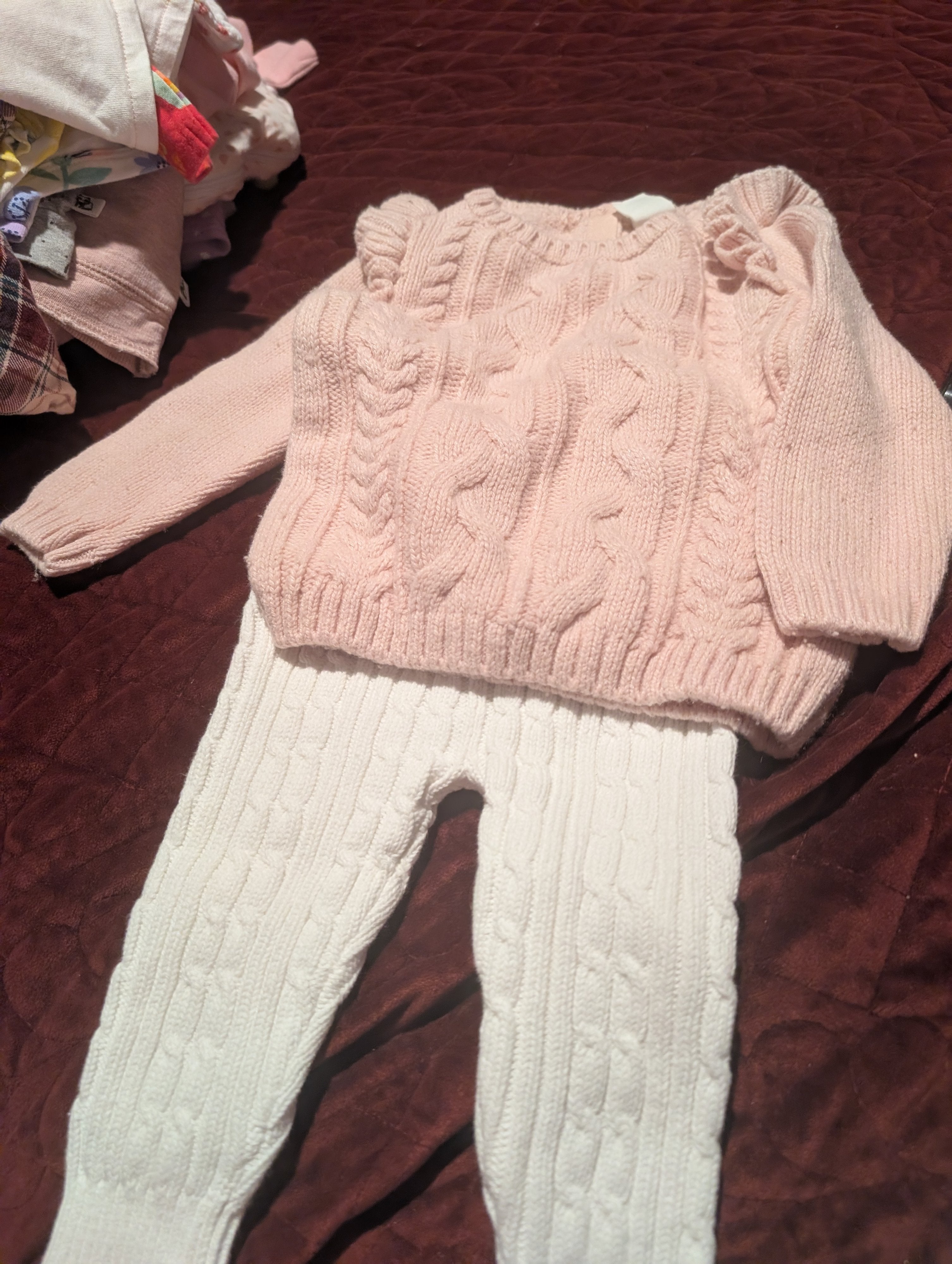 2 piece sweater outfit 6 months - Image 1