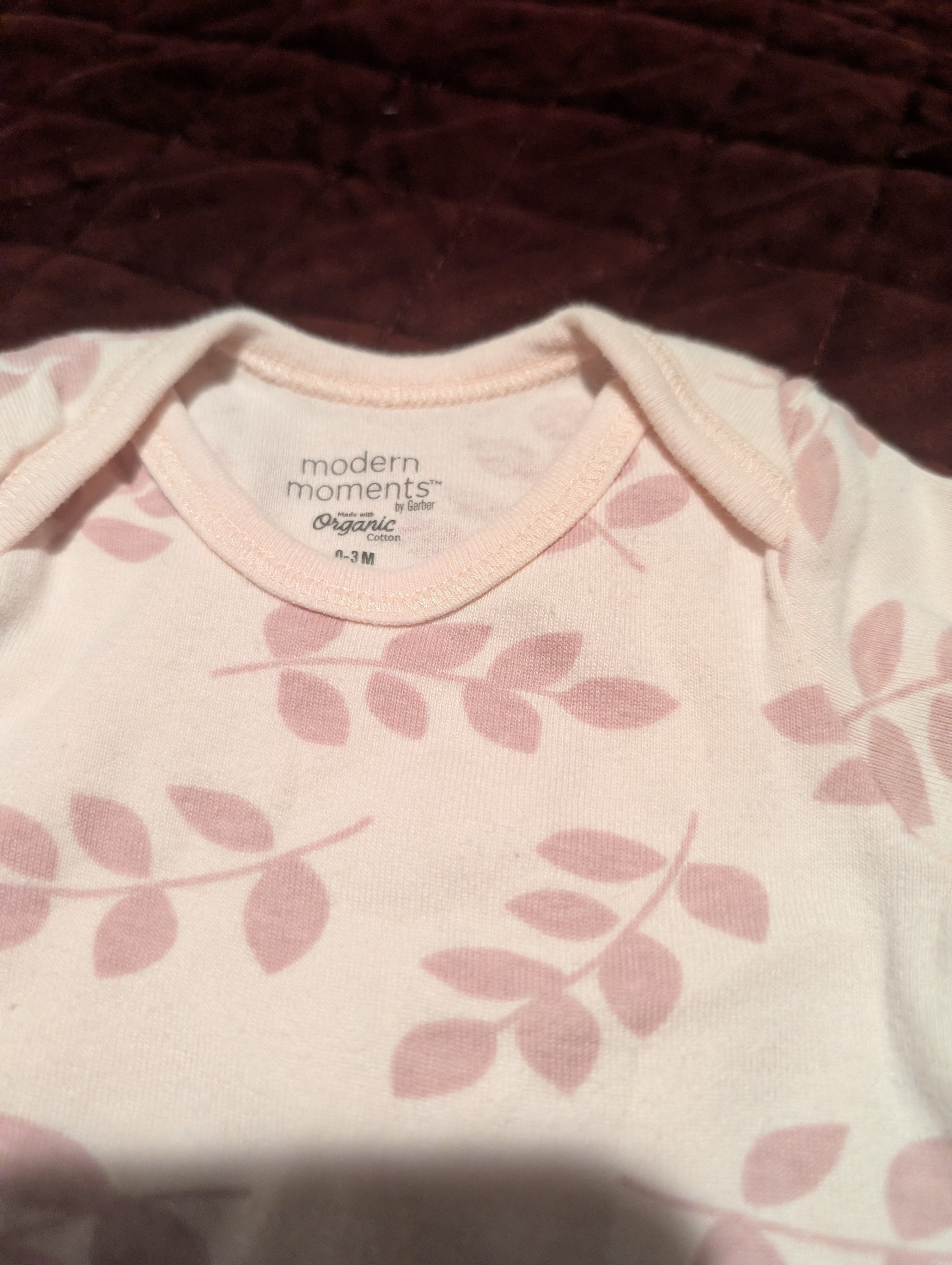 Modern Moments Baby Outfit Set 0-3M Organic Cotton - Image 2