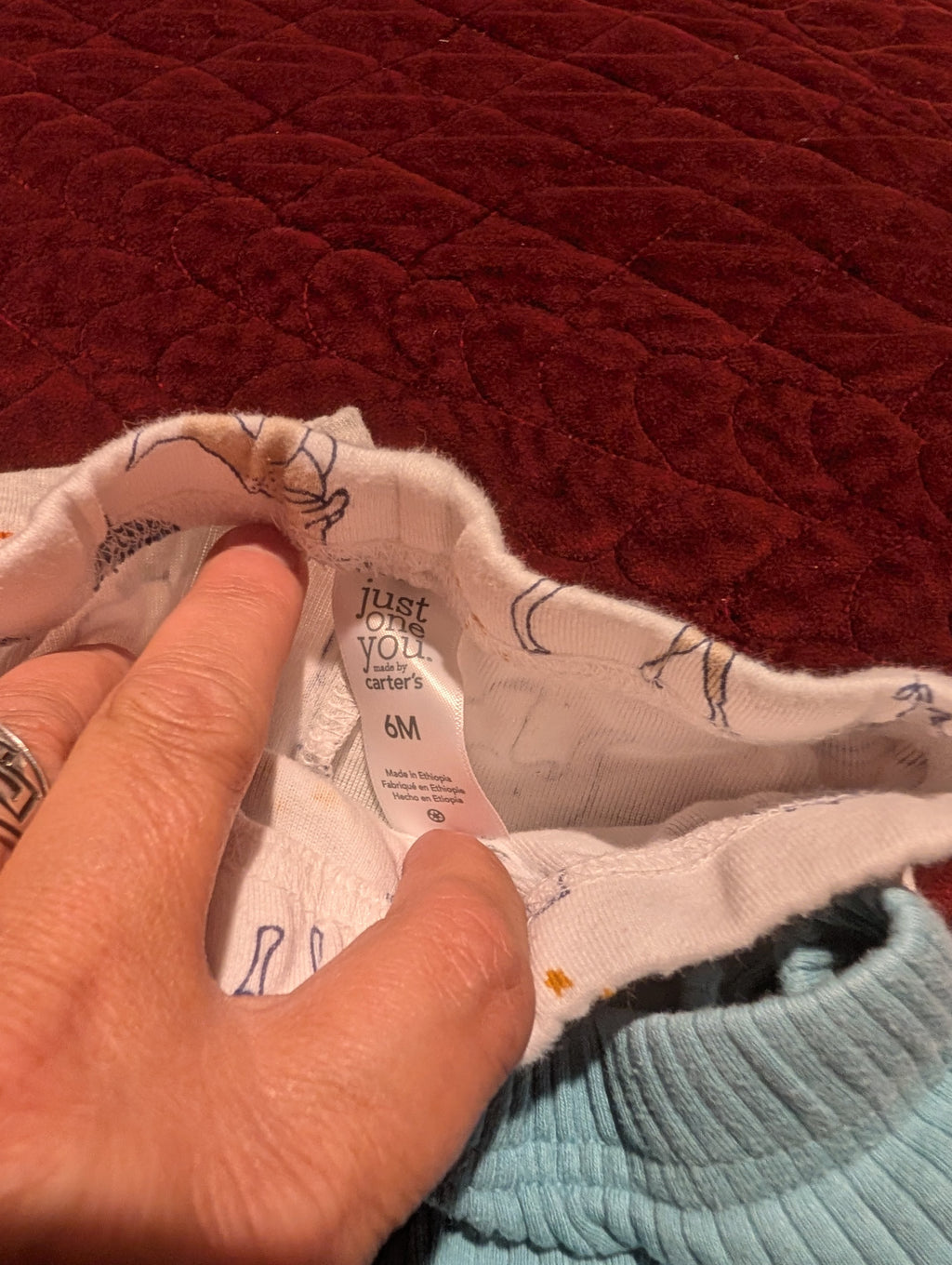 Just One You by Carter's Baby Pants Set 6M 3 pair - Image 2