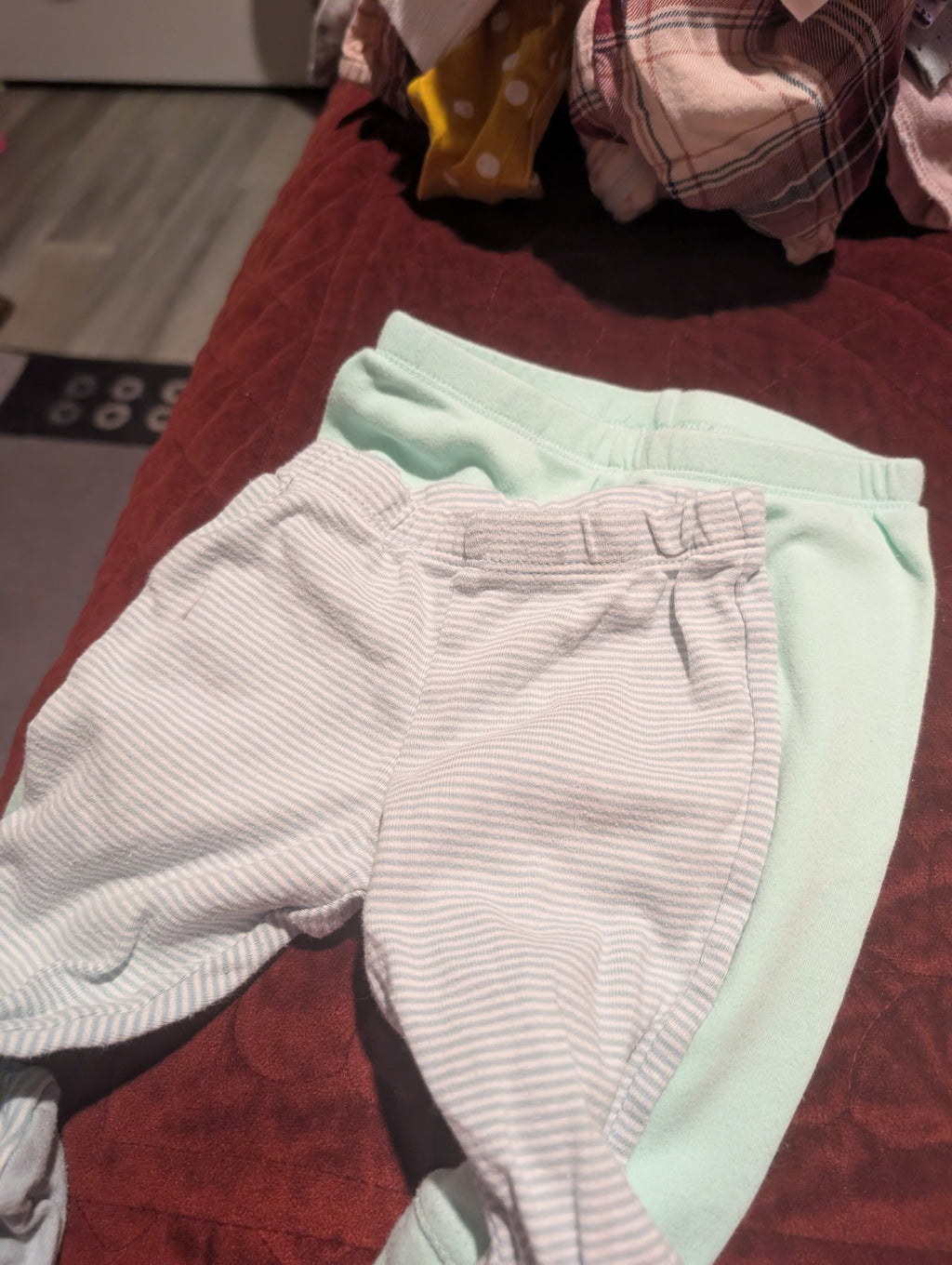 Cloud Island & Carter's Baby Pants Set 3-6M - Image 2