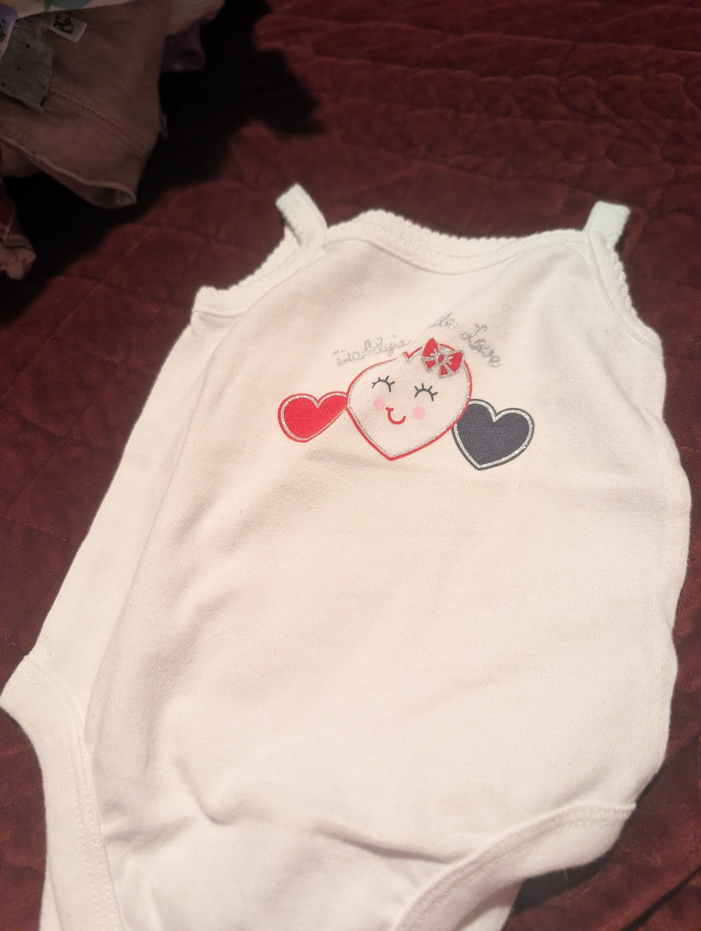 Garanimals Baby Onesie 0-3M Heart Design - Image 3