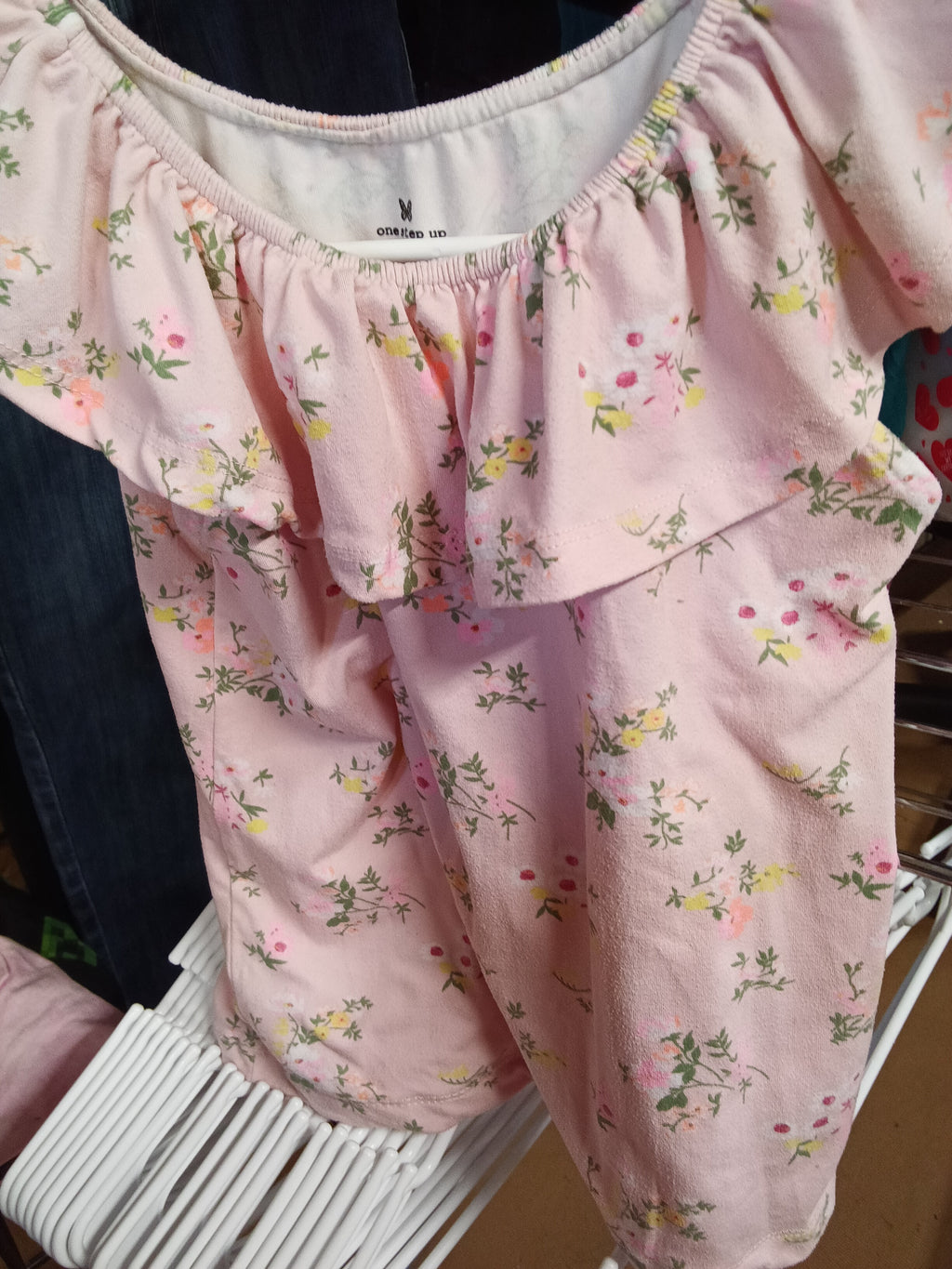 One Step Up Floral Off-Shoulder Dress M (10/12) - Image 2