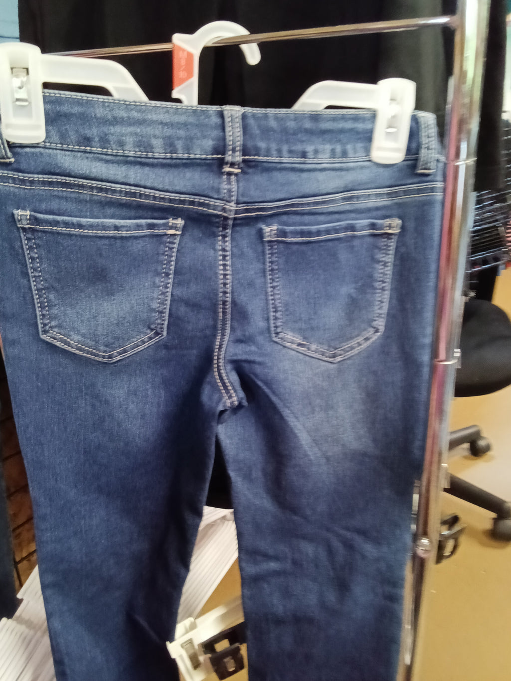 Wonder Nation Girls' Distressed Jeans Size 10 - Image 2