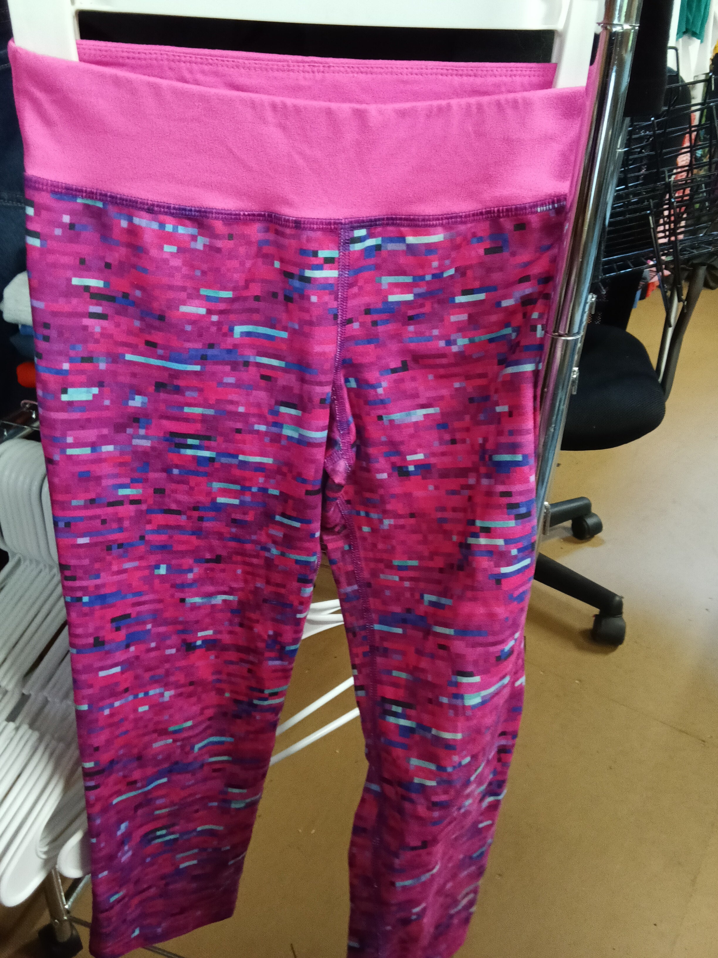 Champion DuoDry Leggings L Pink Multicolor - Image 1
