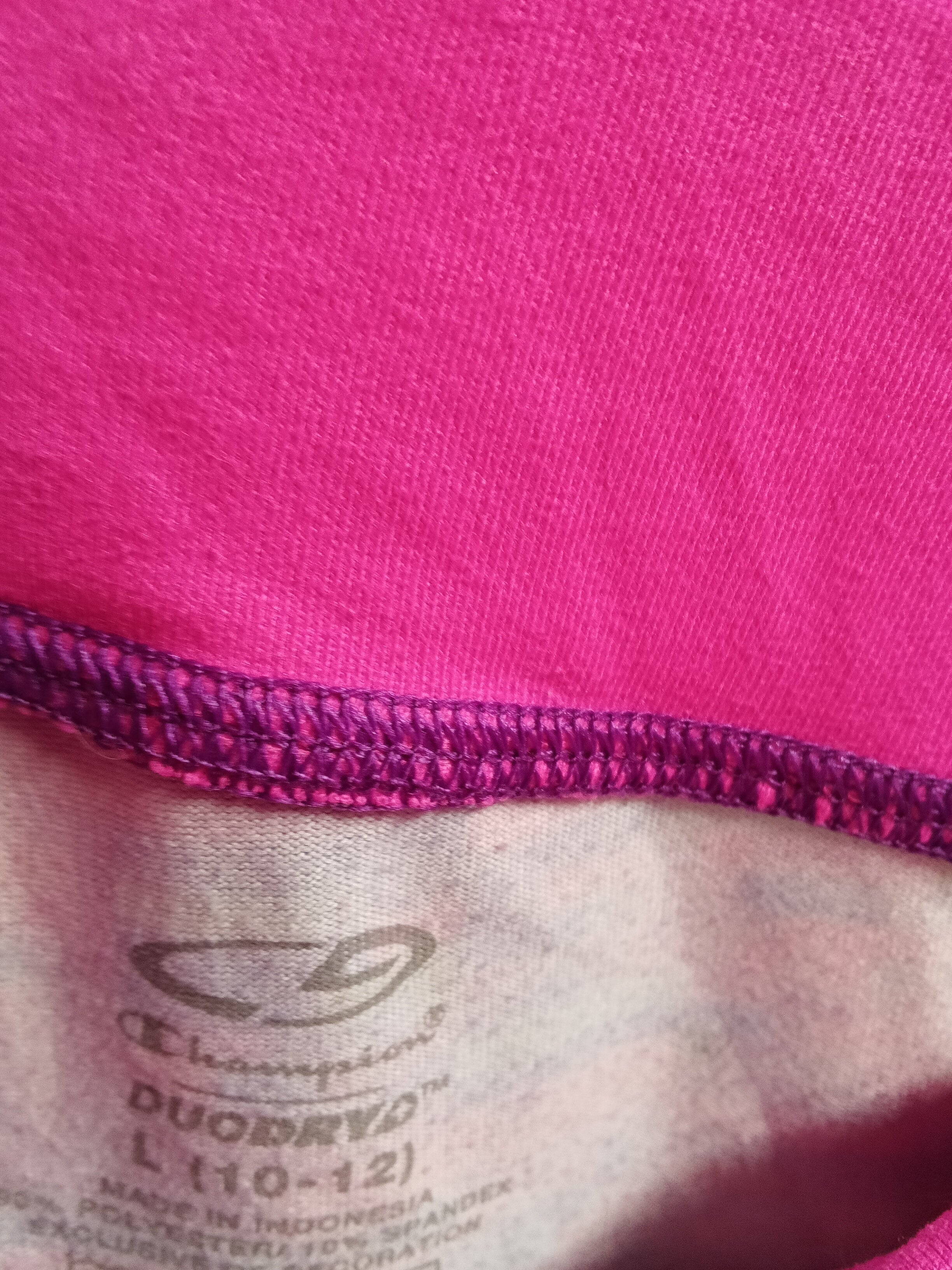 Champion DuoDry Leggings L Pink Multicolor - Image 3