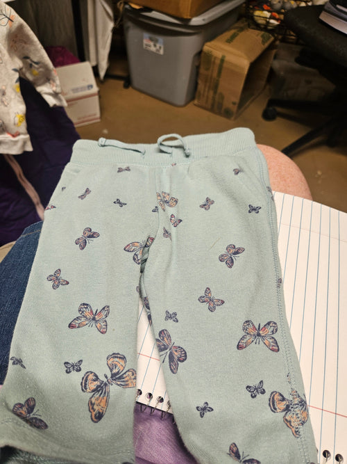 Baby Butterfly Print Pants - Image 1