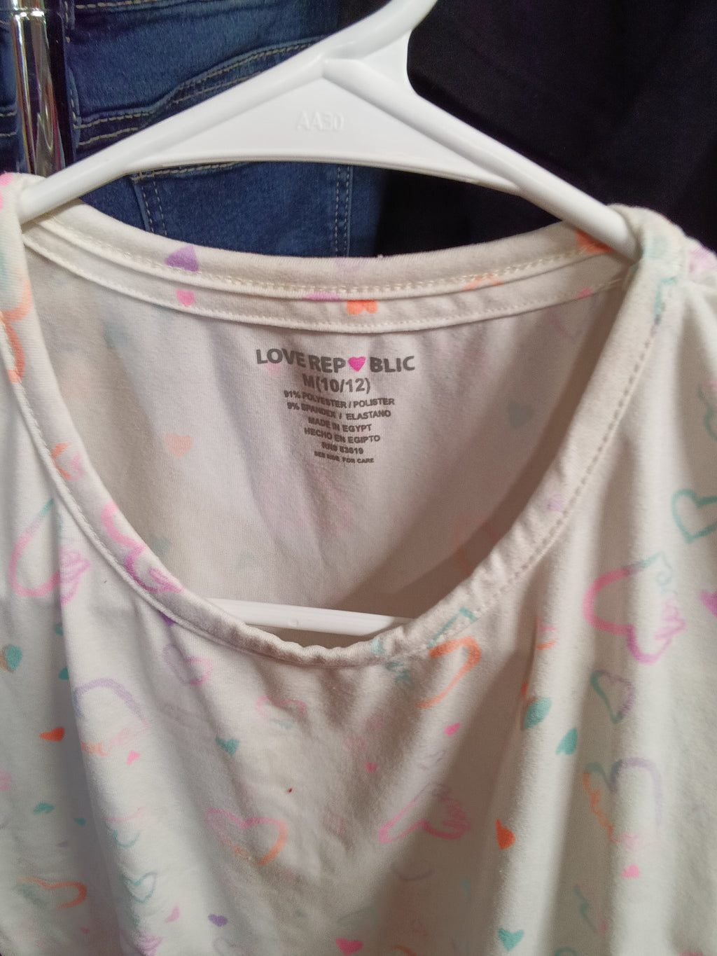 Love Republic Girls' Heart Print Top & Shorts Set M(10/12) - Image 3