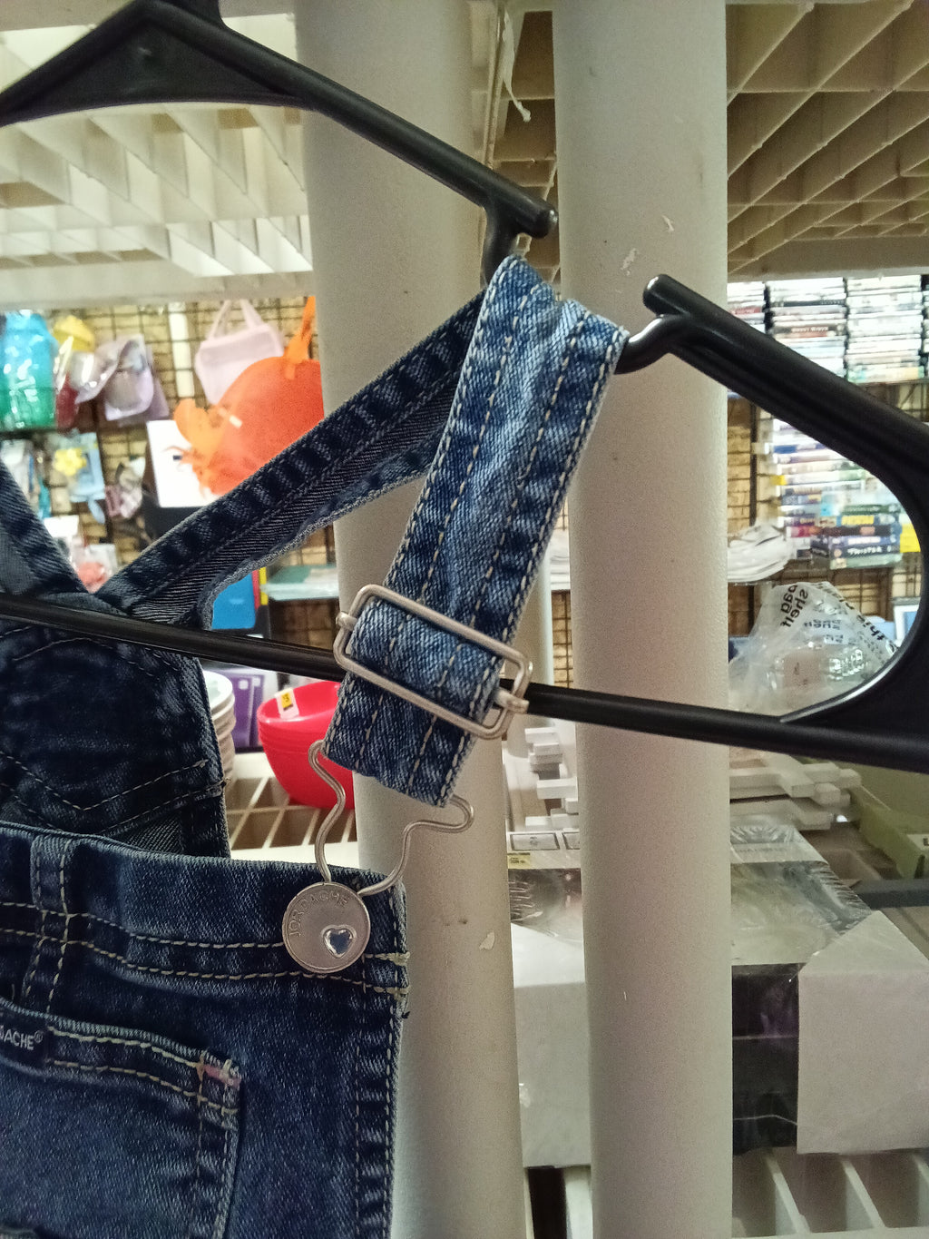 Jordache Girls' Denim Overall Dress Size 5T - Image 4