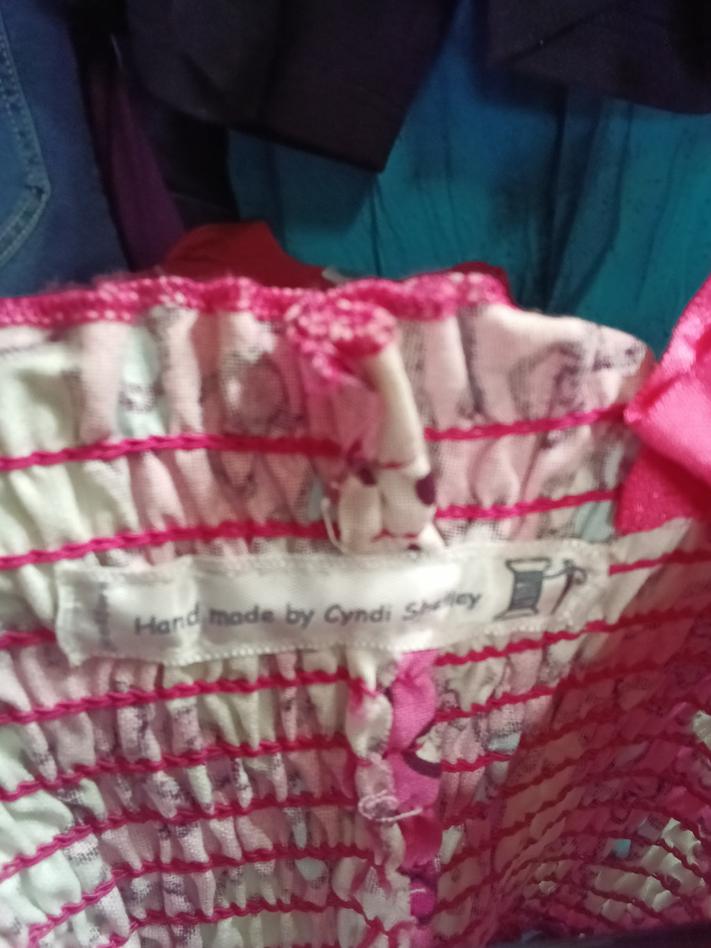 Handmade Hello Kitty Kids Dress Pink Ruffle - Image 3