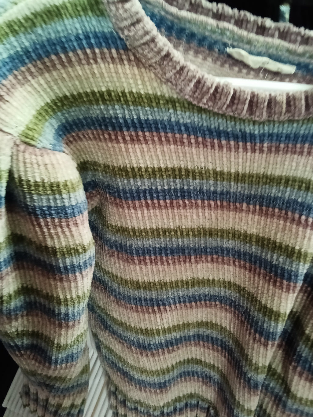 Striped Multicolor Knit Sweater - Image 3