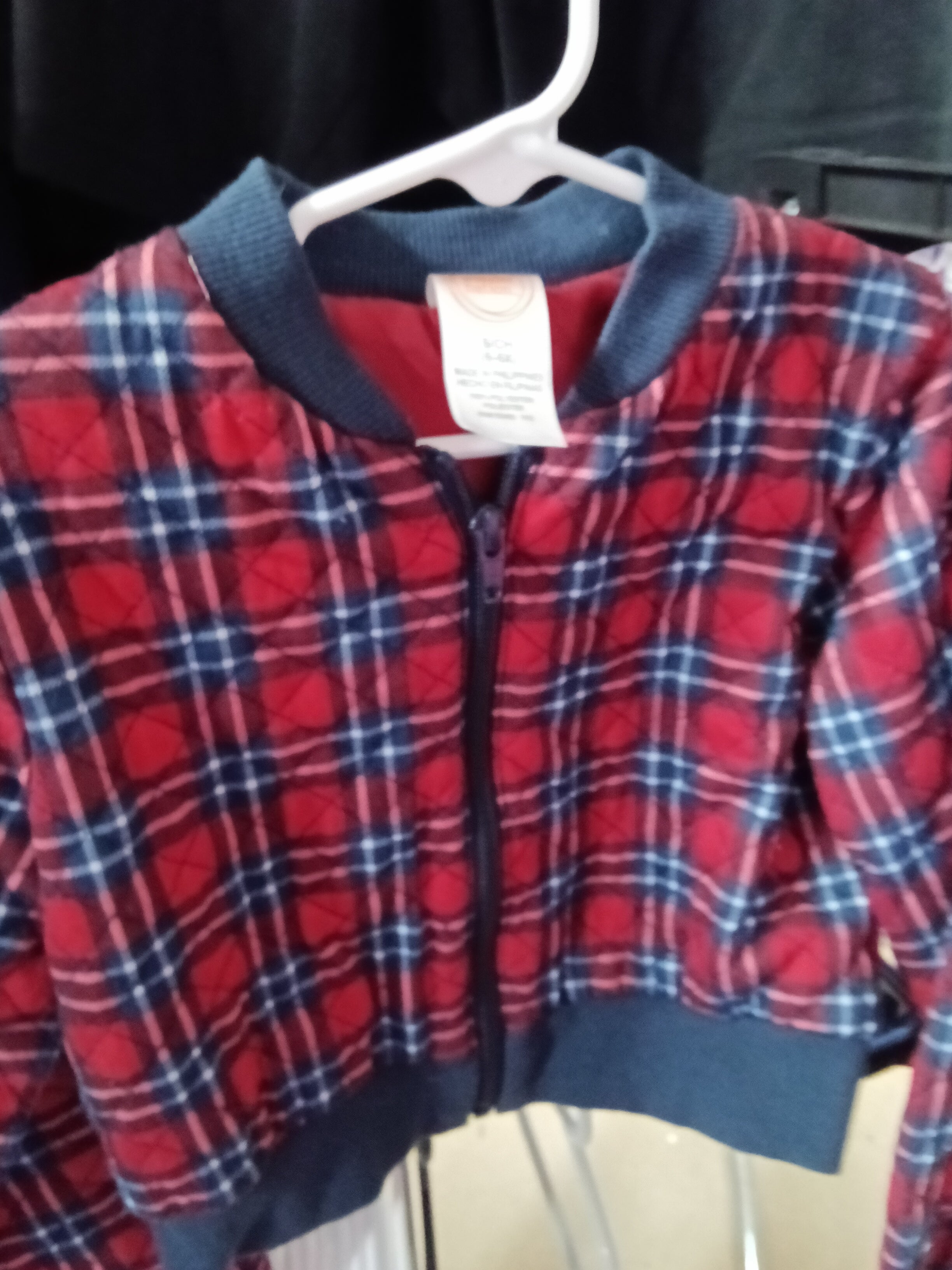 Wonder Nation Kids Plaid Jacket Size 6-6X - Image 1