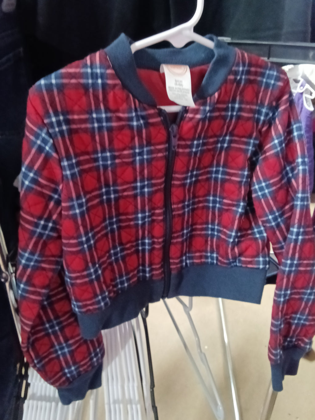 Wonder Nation Kids Plaid Jacket Size 6-6X - Image 2