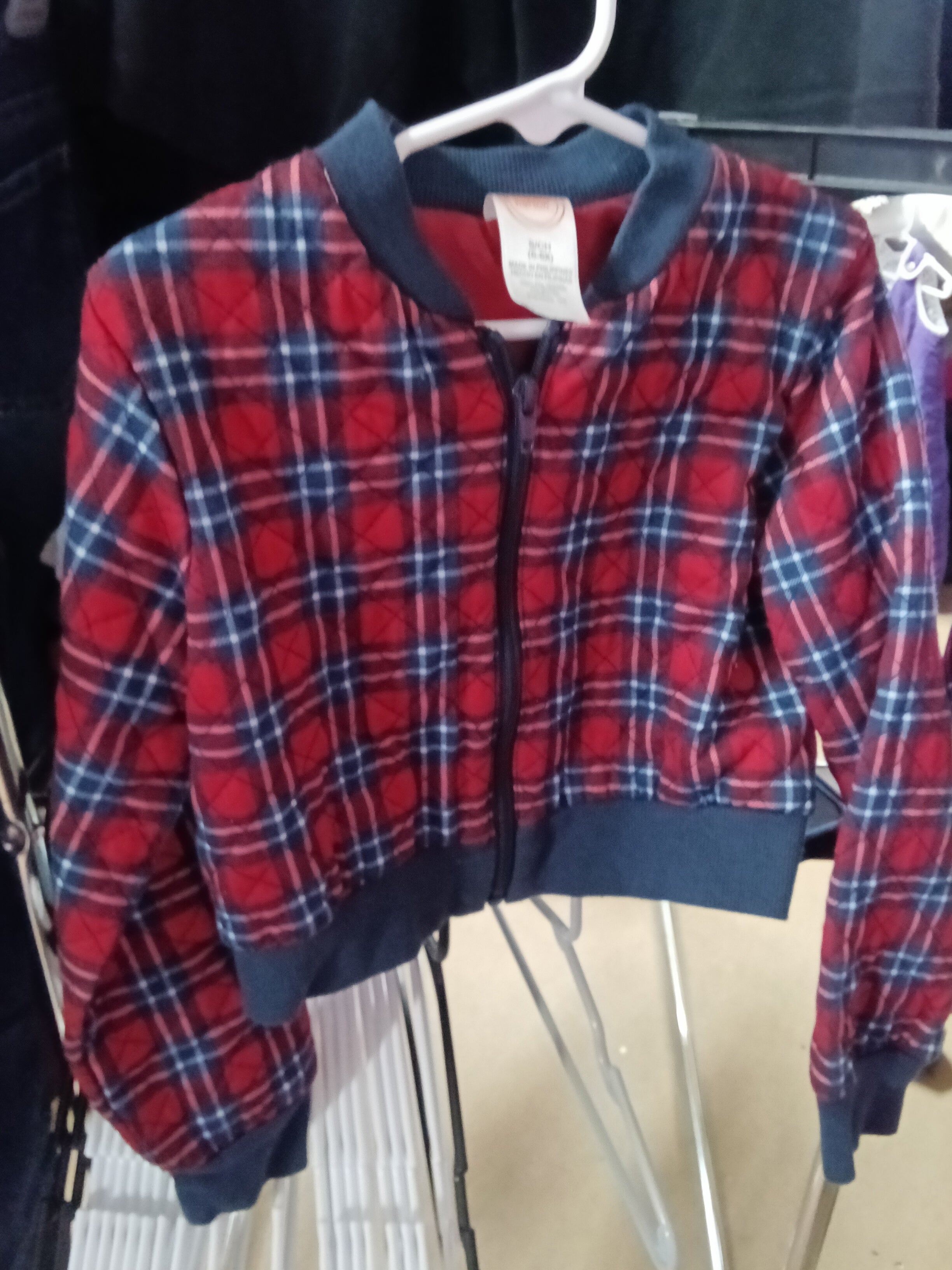 Wonder Nation Kids Plaid Jacket Size 6-6X - Image 2