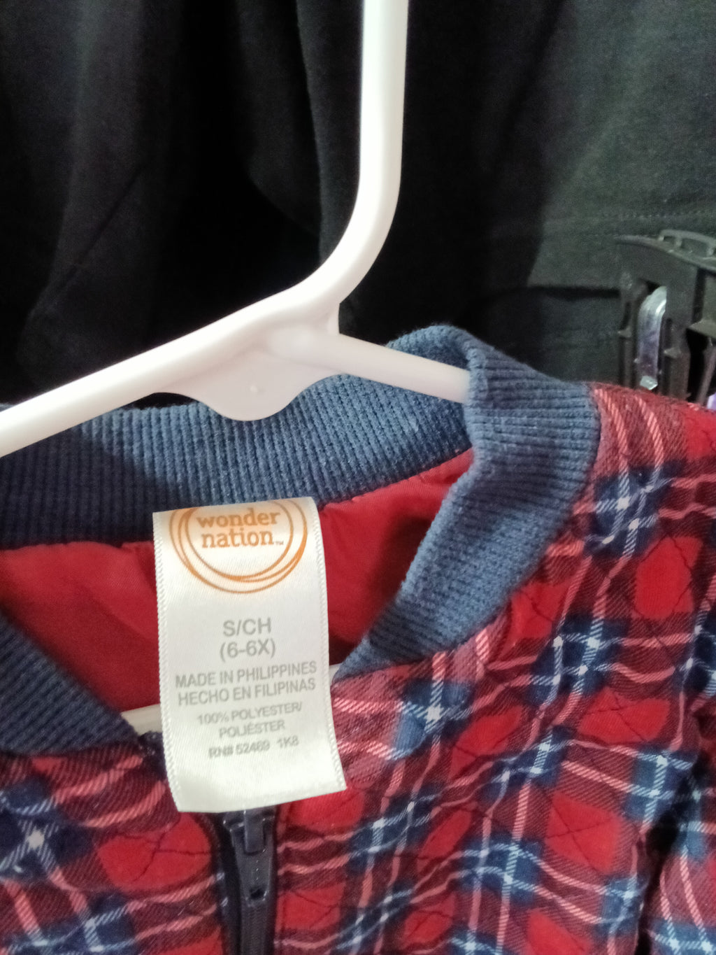 Wonder Nation Kids Plaid Jacket Size 6-6X - Image 3