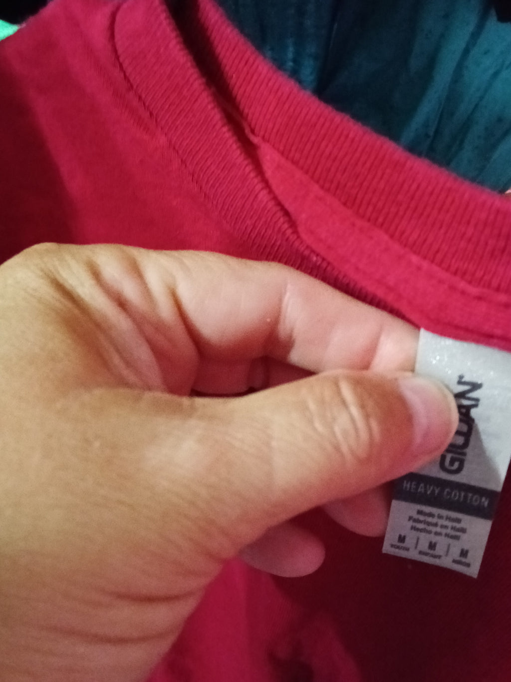 Gildan Red Katerpillar Kids Camp T-Shirt Medium - Image 2