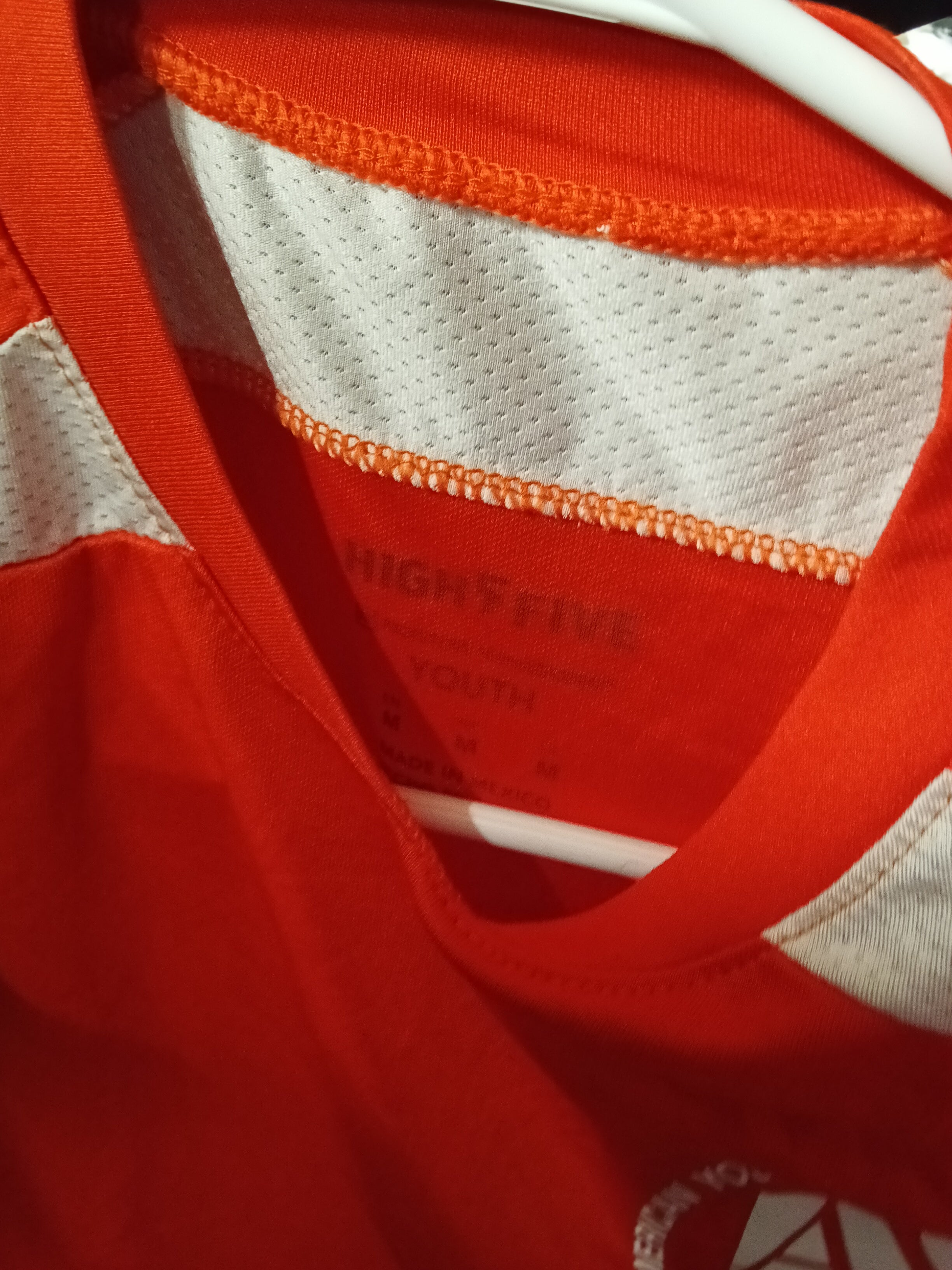 High Five Youth Soccer Jersey AYSO Red Size M - Image 4