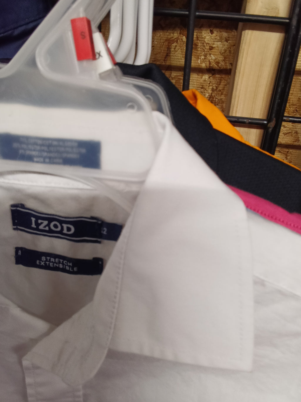 Izod Men's Stretch White Dress Shirt Size 12 - Image 2