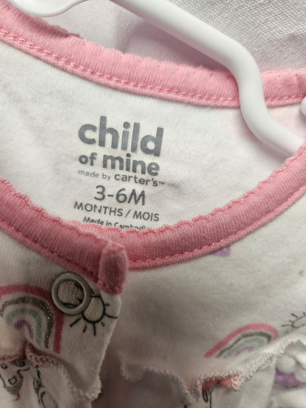 Child of Mine by Carter's Baby Sleeper 3-6M Unicorn Print - Image 2