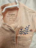Lupilu Baby Romper 2-4 Months Pink Floral Design - Image 1