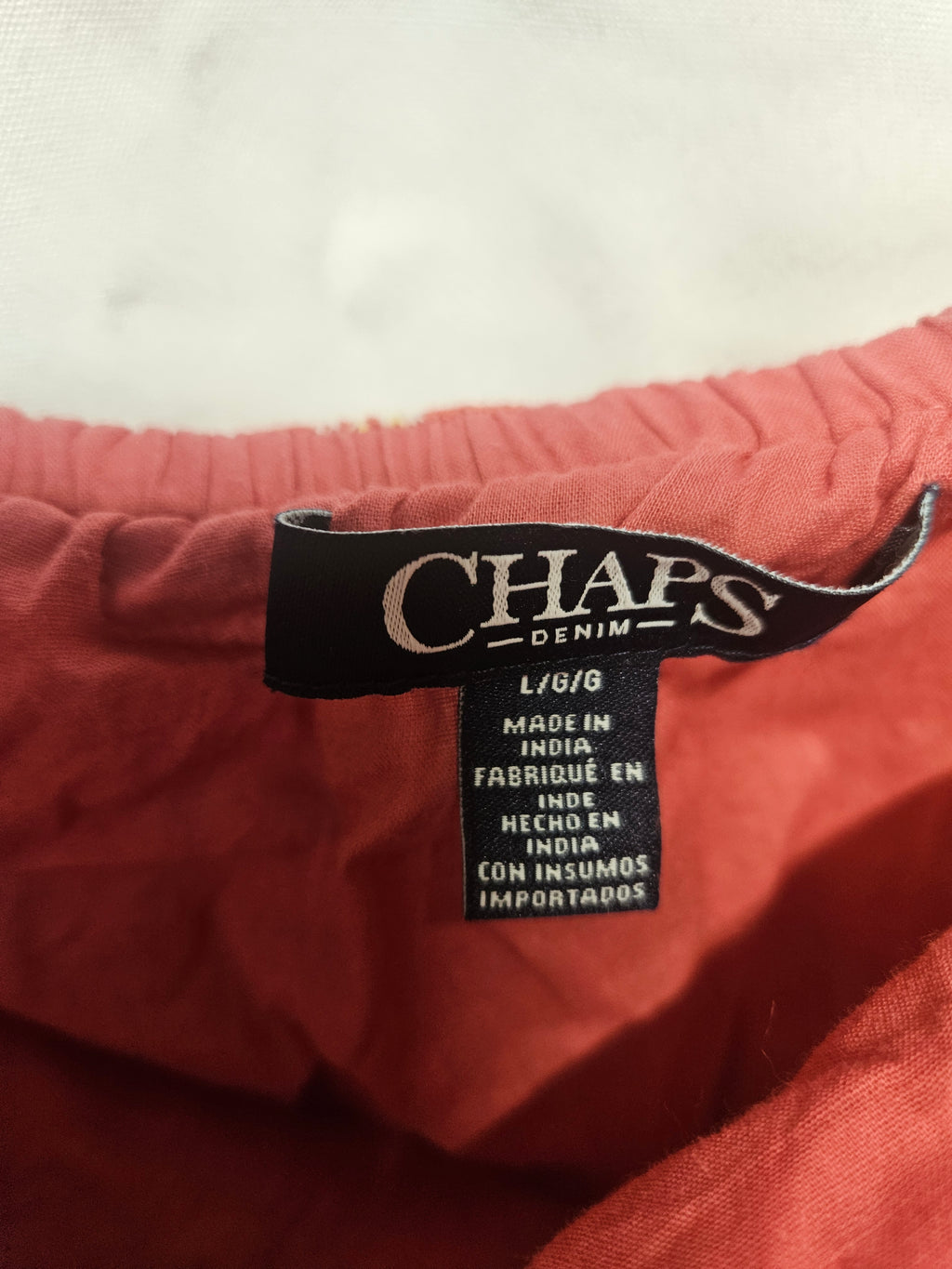 Chaps Floral Maxi Dress Red L - Image 2