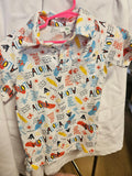 Dip Kids Aloha Print Polo Shirt XS - Image 1
