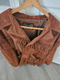 The Leather Shop Fringe Jacket Size 44 - Image 1
