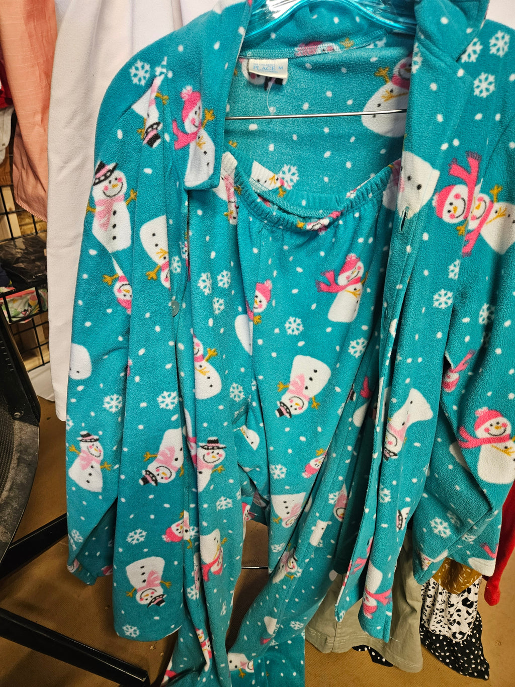 The Children's Place Snowman Pajama Set Size M - Image 1