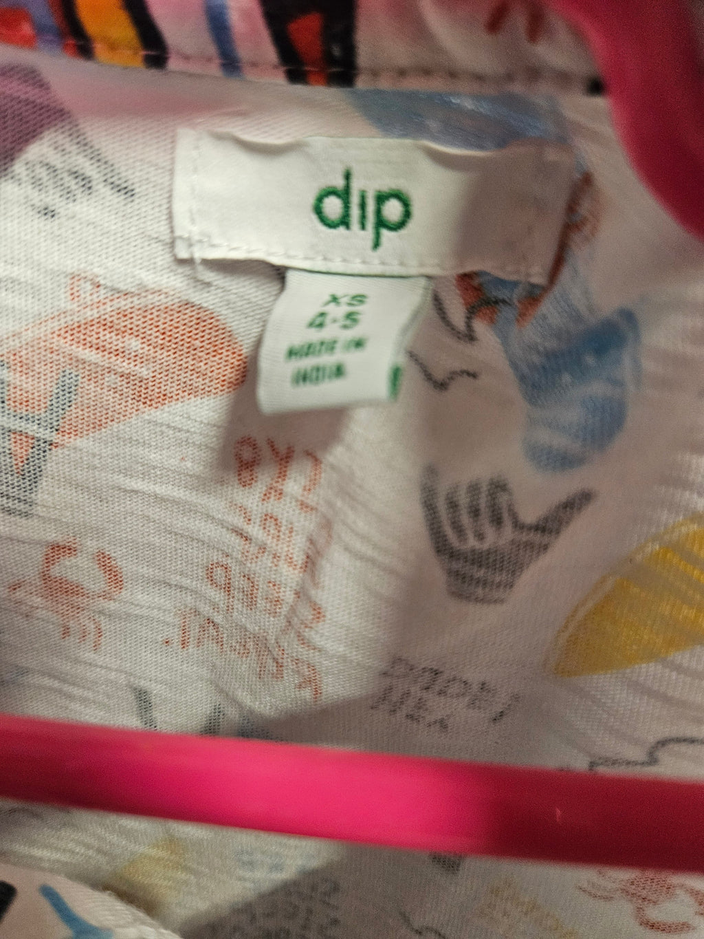 Dip Kids Aloha Print Shirt XS 4/5 - Image 2