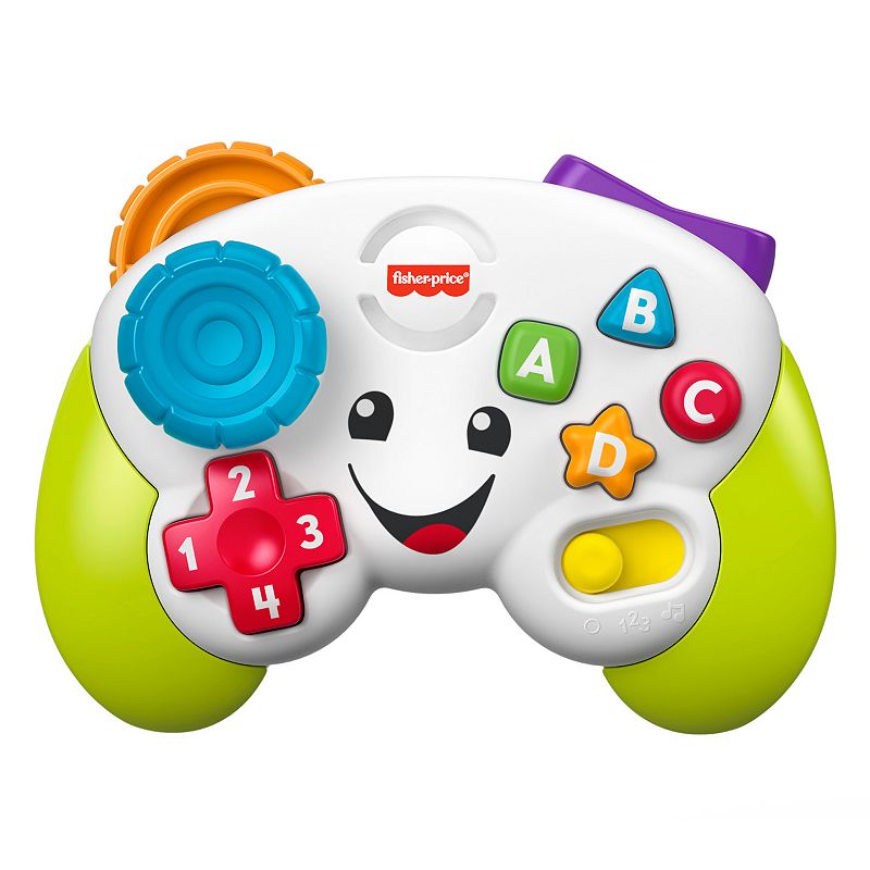 Fisher-Price Laugh & Learn Game & Learn Controller Musical Baby Toy with Lights Green