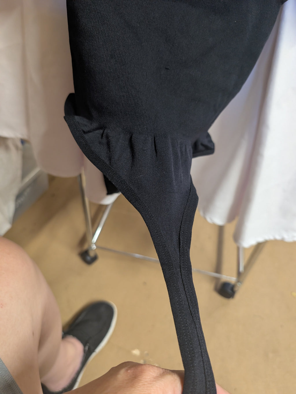 Black Short Sleeve Bodysuit XXS/XS with tummy control - Image 4