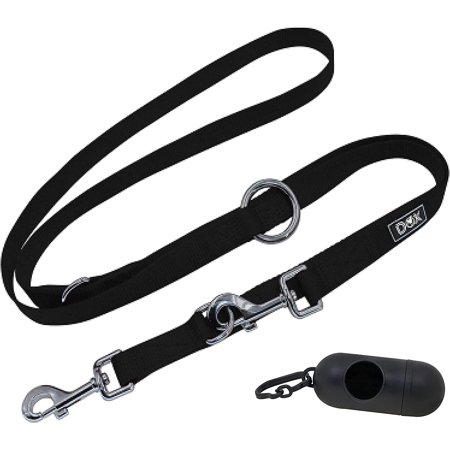 Ddoxx Nylon Dog Leash 3-Way Adjustable 66 Ft - for Dogs Large Small - Image 1
