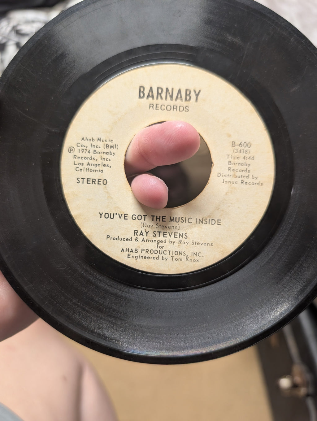 Ray Stevens 'The Streak' 7" Vinyl Single Barnaby Records 1974 - Image 2