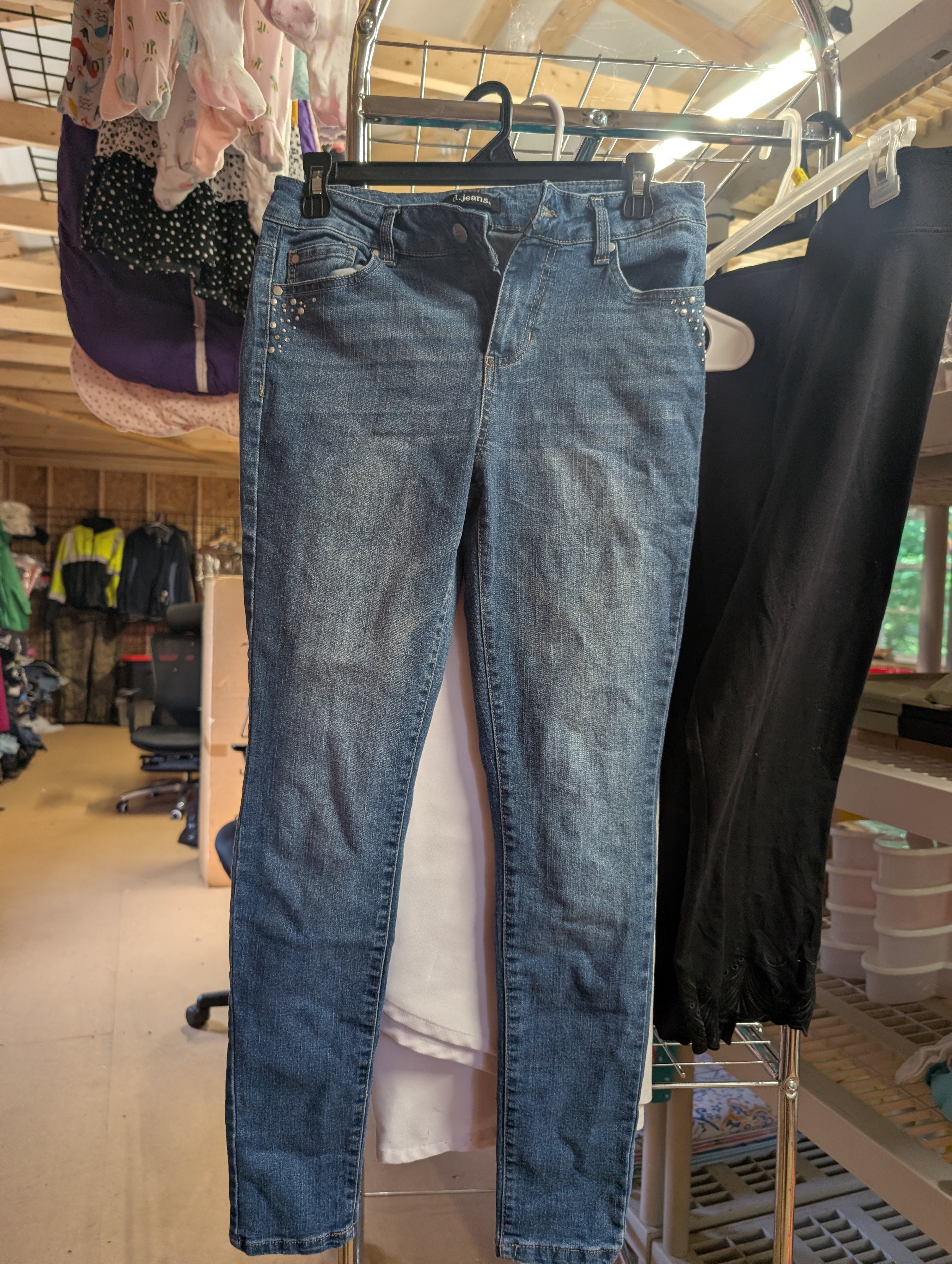 d.jeans Women's High-Rise Skinny Jeans Size 4 - Image 5