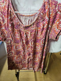 Kim Rogers Women's Floral Top Size L - Image 1