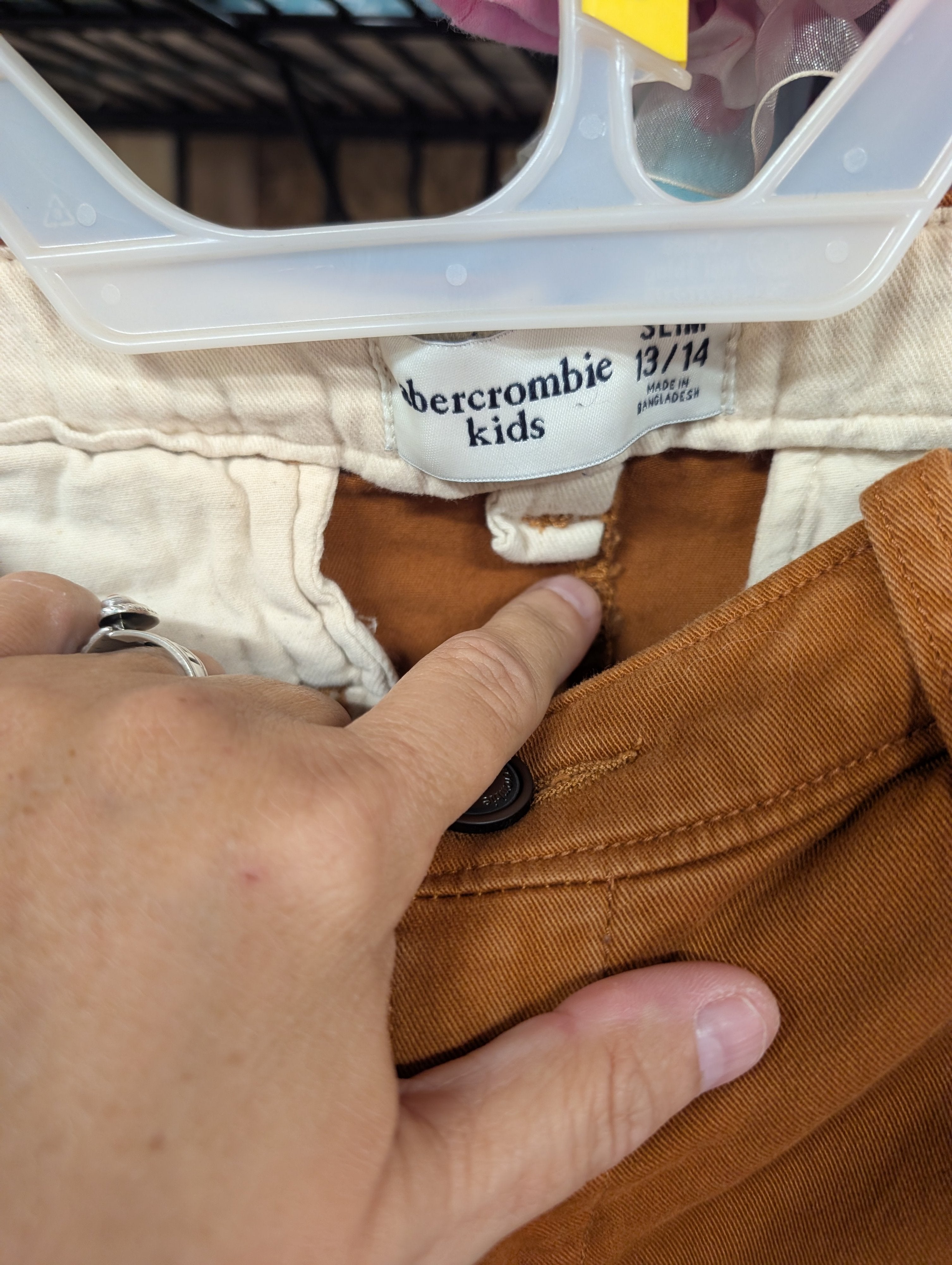 Abercrombie Kids Slim Pants Size 13/14 - Image 4