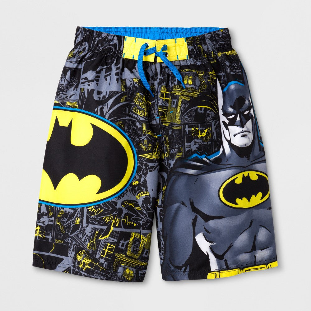 Boys' Batman Swim Trunks - L, Multicolored - Image 6