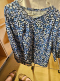 Kim Rogers Women's Floral Top XL - Image 2