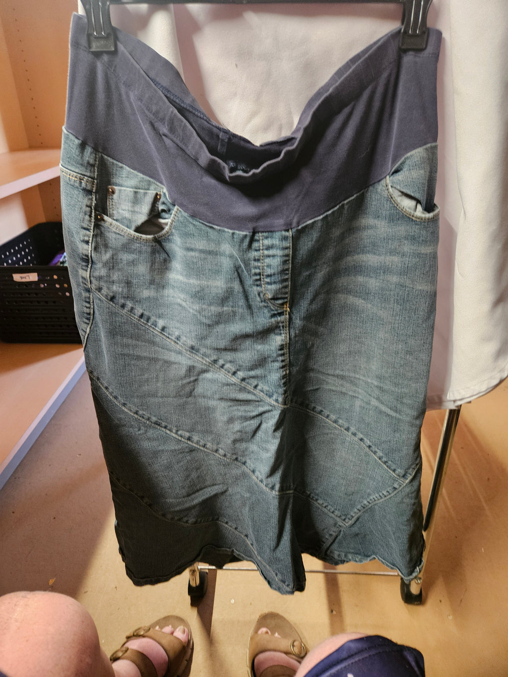 Motherhood Maternity Denim Skirt XL - Image 1
