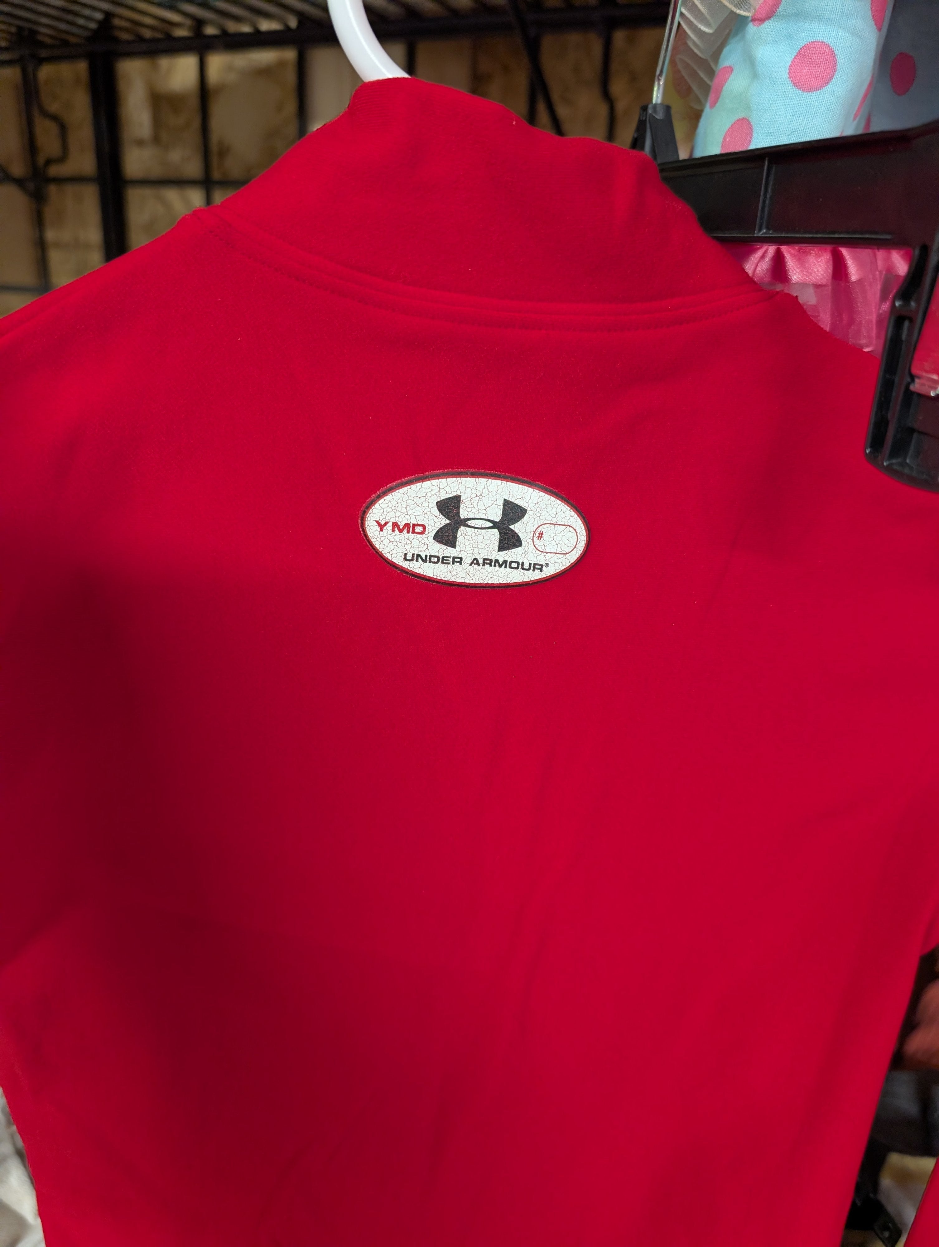 Under Armour Youth Red Long Sleeve Shirt YMD - Image 2