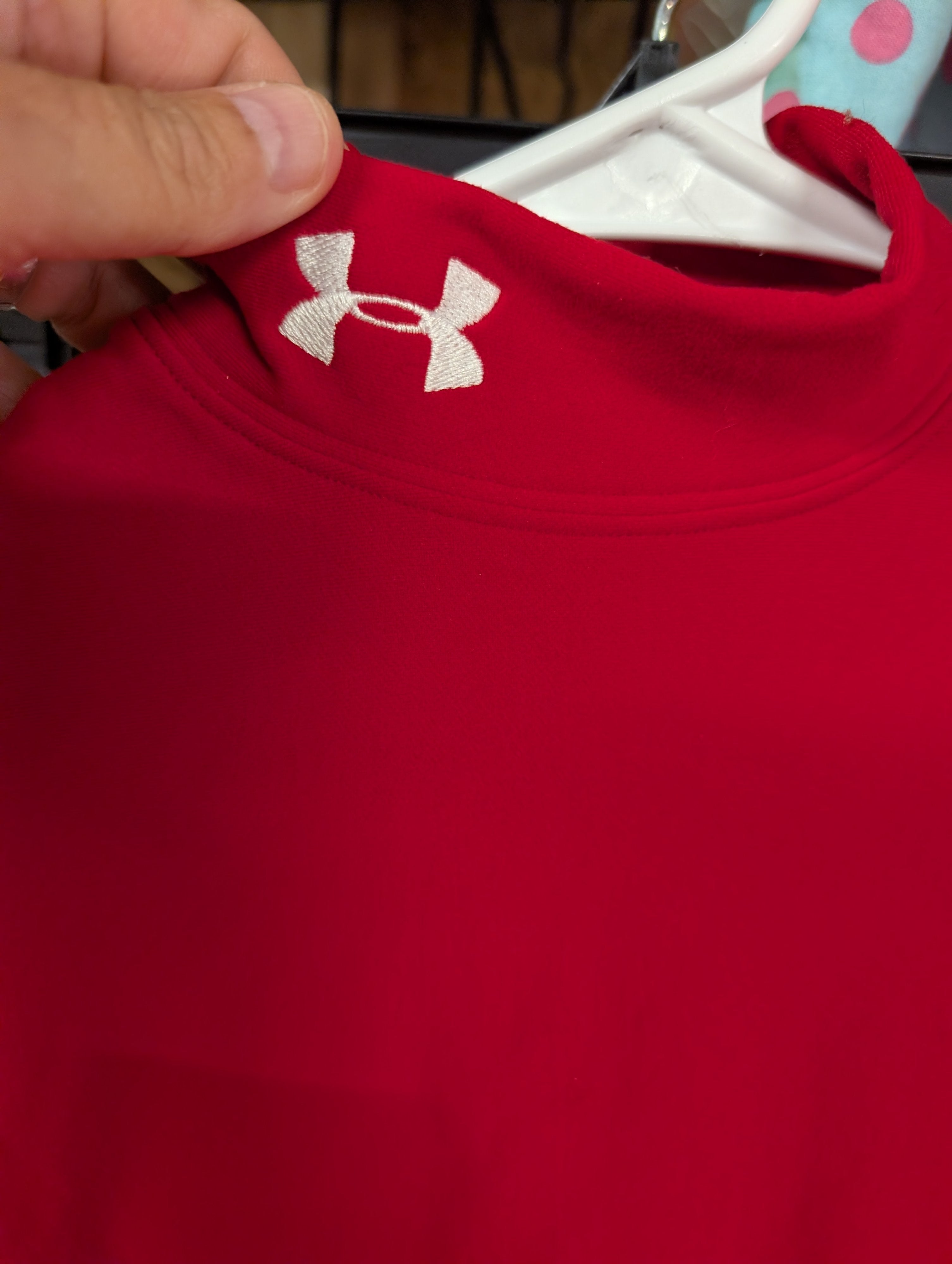 Under Armour Youth Red Long Sleeve Shirt YMD - Image 3
