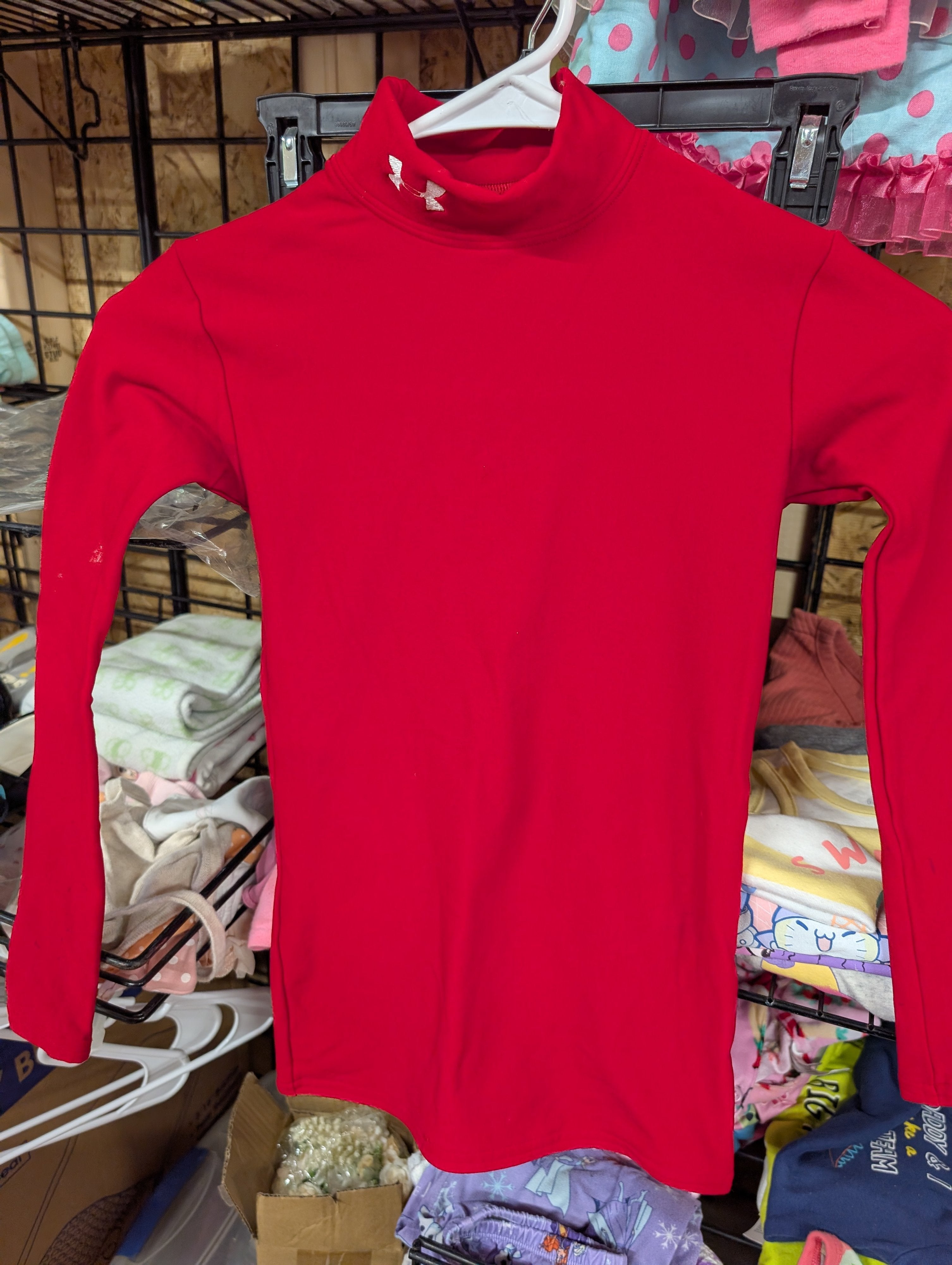 Under Armour Youth Red Long Sleeve Shirt YMD - Image 4