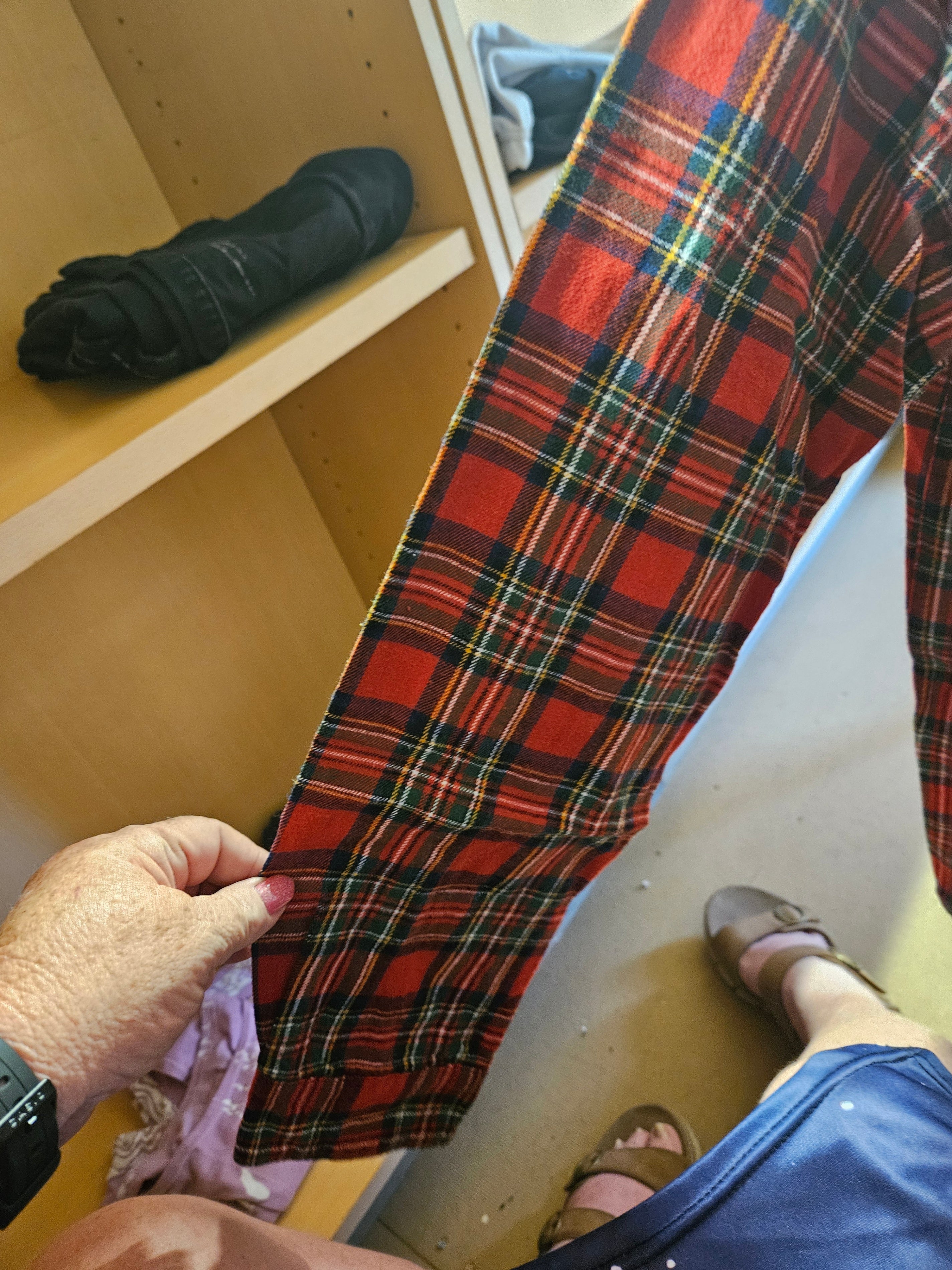 Magellan Red Plaid Button-Up Shirt Size S - Image 2